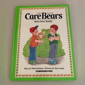Vintage 1984 Care Bears Ben’s New Buddy Hardback Book 80’s